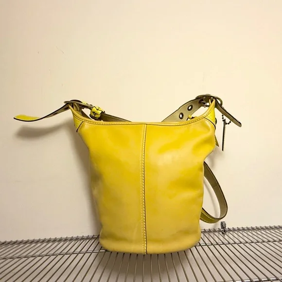Coach Yellow Crossbody Bag L0769-11422 - Picture 1 of 4